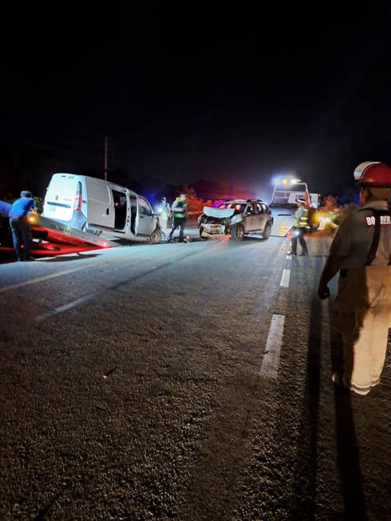 Choque en carretera Tulum-Felipe Carrillo Puerto deja 6 lesionados