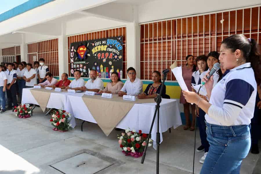 Inauguran comedor escolar en secundaria de Puerto Morelos