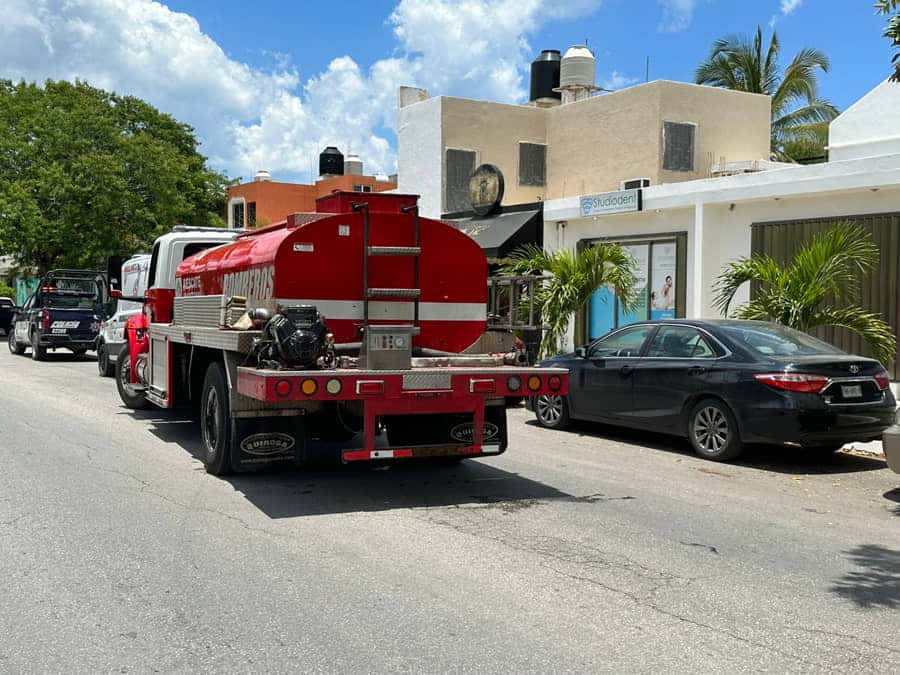 Incendio controlado en escuela en Solidaridad