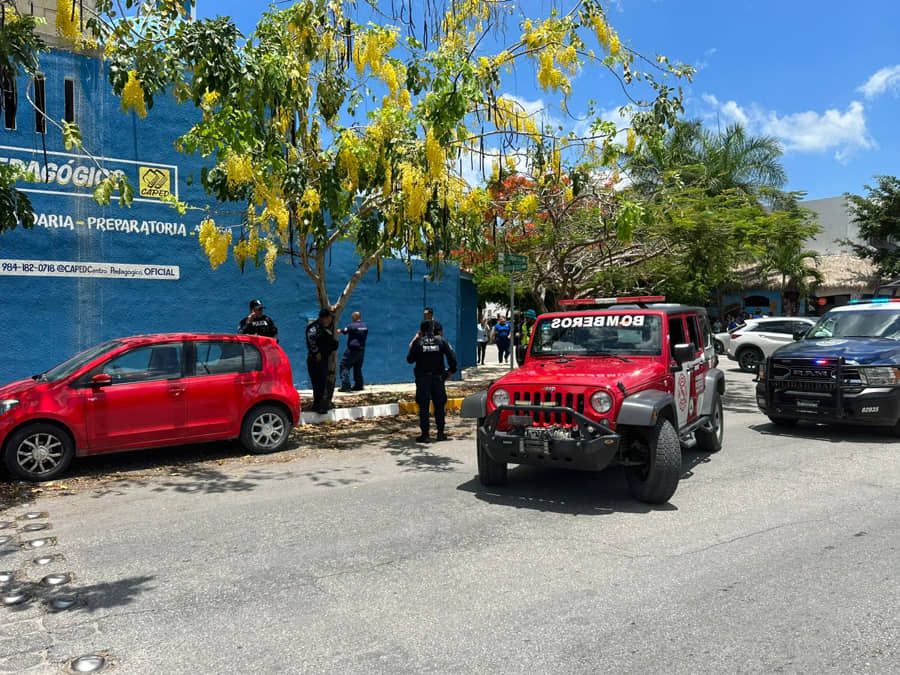 Incendio controlado en escuela en Solidaridad