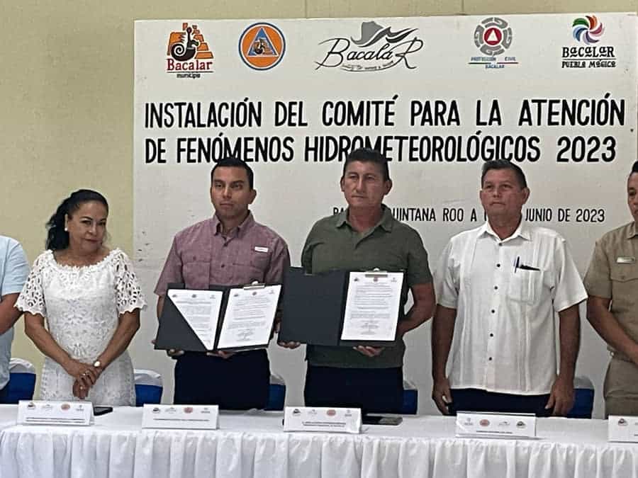 Listos Comités Municipales para la Temporada de Lluvias y Ciclones Tropicales 2023