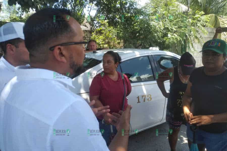 Bloquean cancunenses camino al antiguo relleno sanitario