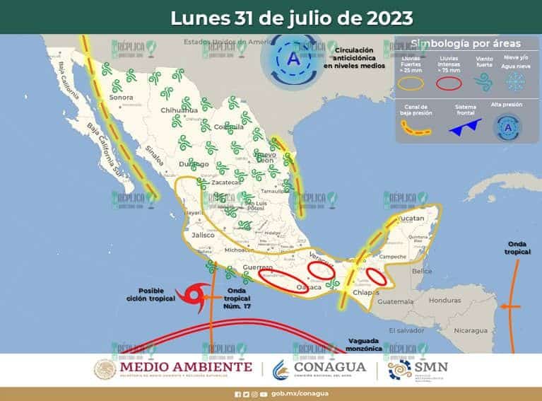 Alterna calor con chubascos en Quintana Roo