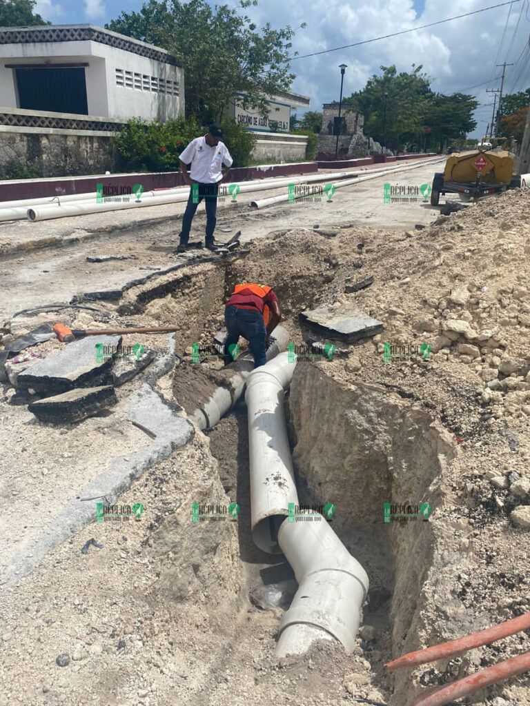 Avanzan trabajos para modernizar infraestructura sanitaria en Cozumel