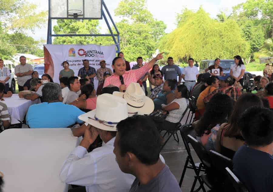 Gobierno de Mara Lezama impulsa el desarrollo escuchando y atendiendo a quintanarroenses de la zona limítrofe