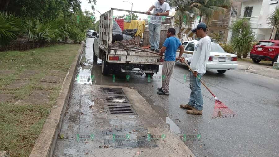 Redoblan acciones preventivas en Puerto Morelos ante temporada de lluvias