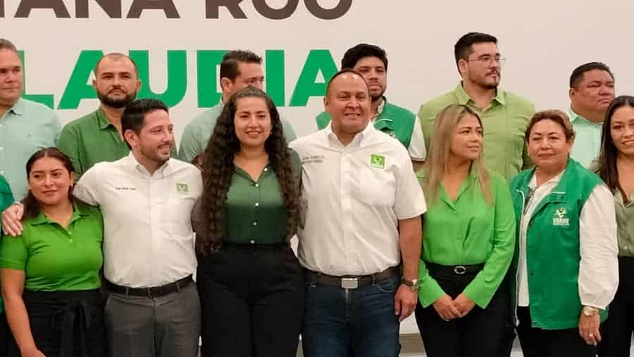 Da PVEM Quintana Roo 'espaldarazo' a Claudia Sheinbaum y deja de lado a Manuel Velazco