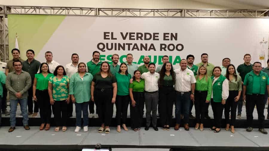 Da PVEM Quintana Roo 'espaldarazo' a Claudia Sheinbaum y deja de lado a Manuel Velazco