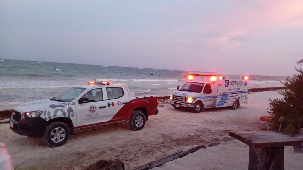 Muere hombre ahogado en el Parque Nacional de Tulum