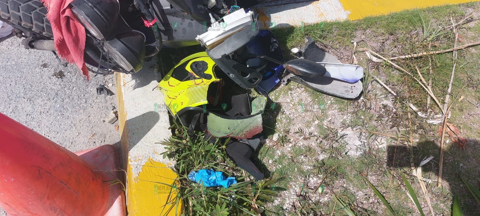 Malherido y con los ojos reventados || Conductor de una camioneta huye tras arrollar a un motociclista en tramo federal