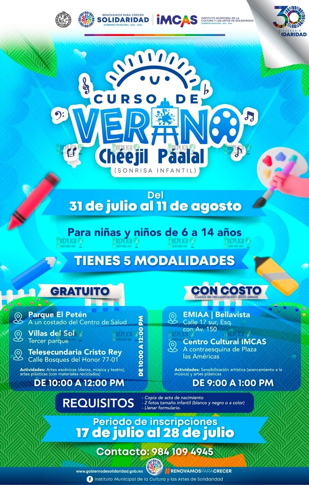 Curso de verano cultural Chéejil Páalal abre inscripciones