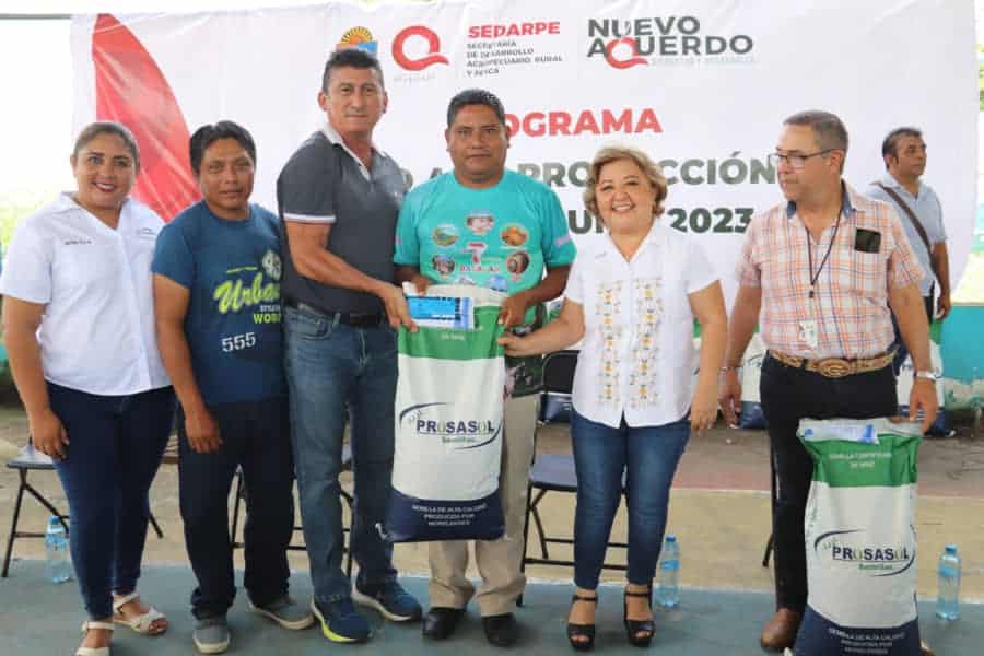 Arranca en Bacalar el programa de apoyo a la producción de autoconsumo