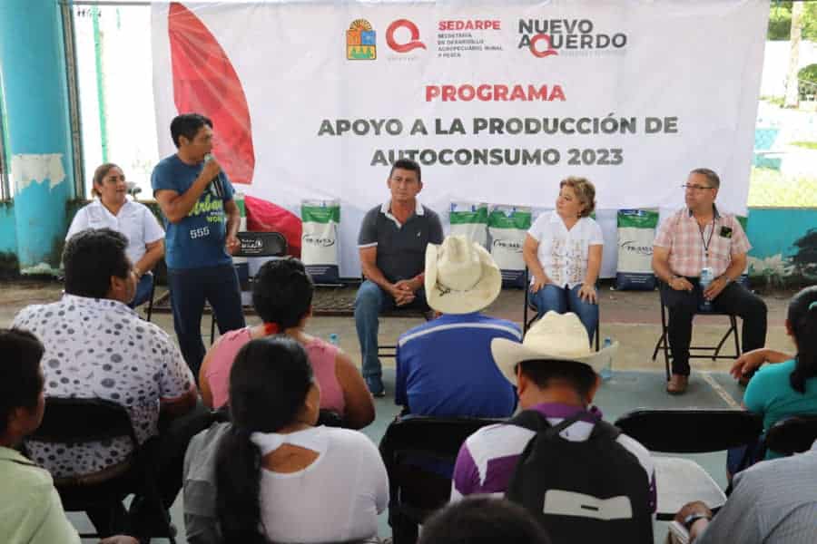 Arranca en Bacalar el programa de apoyo a la producción de autoconsumo