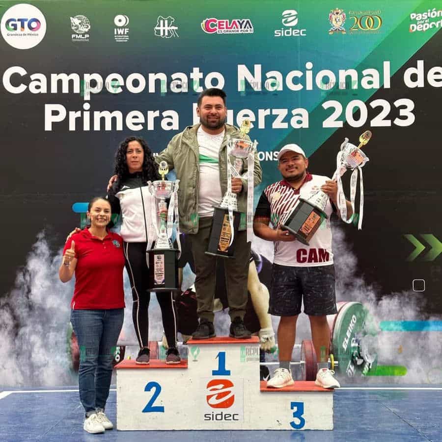 Quintana Roo se proclama campeón en el Nacional de Primera Fuerza 2023 de halterofilia