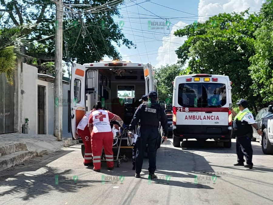 Extranjera le clava cuchillo en cuello a compañera y se lanza de tercer piso, en Playa del Carmen