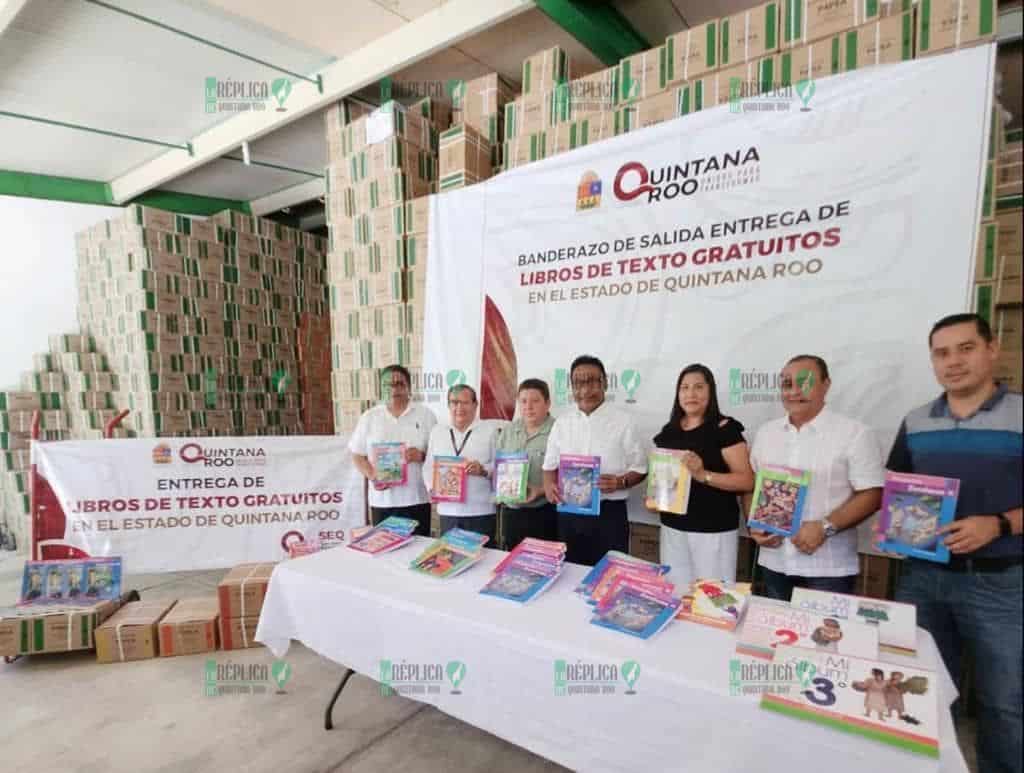 Inicia SEQ distribución de 2.3 millones de libros texto gratuitos para educación básica