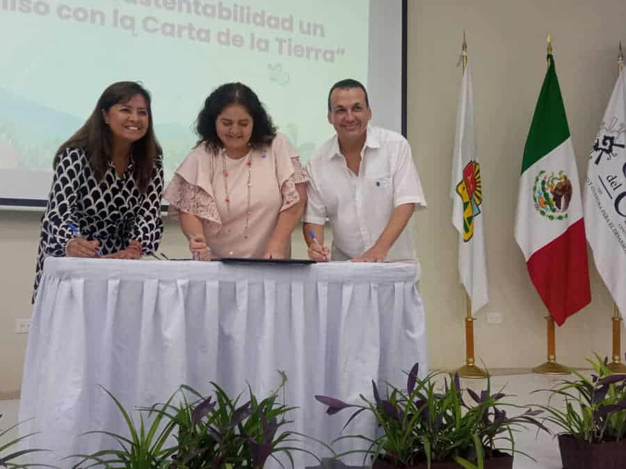 Gobierno de Mara Lezama participa en la firma del compromiso con la “Carta de la Tierra”