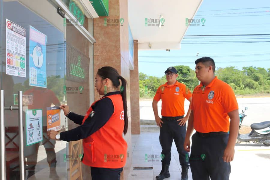 Se suman más negocios de Puerto Morelos a la “Red de Apoyo y Resguardo Seguro”