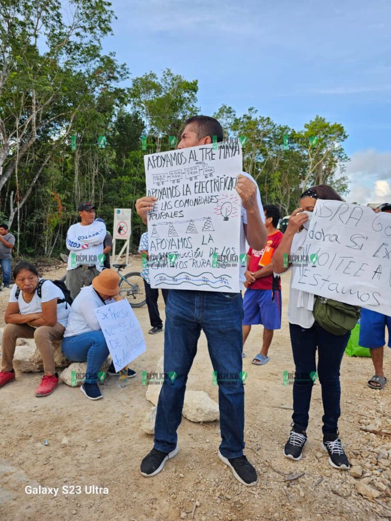 Protestan pobladores rurales de Solidaridad, para exigir a AMLO servicios básicos