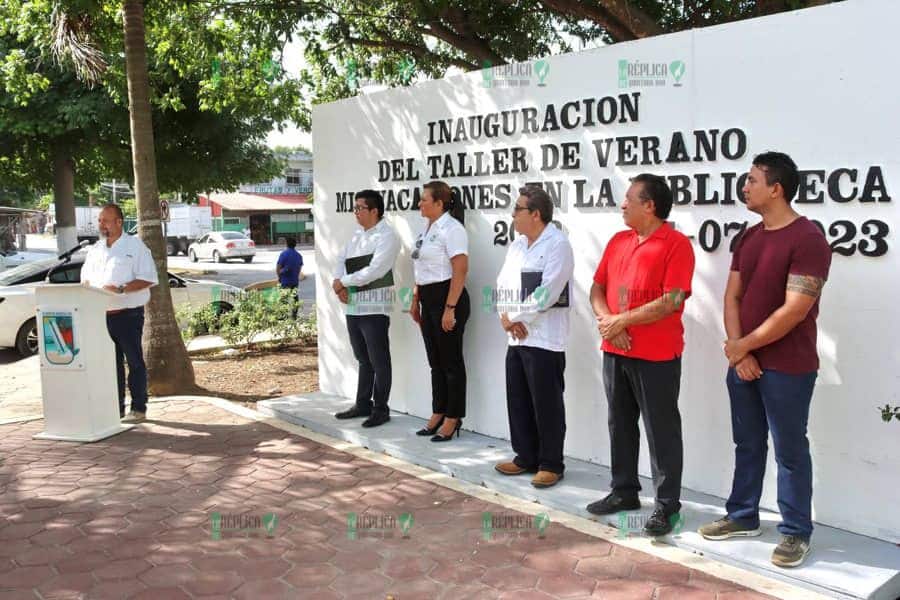 Inicia en Puerto Morelos el curso de verano “Mis Vacaciones en la Biblioteca 2023”