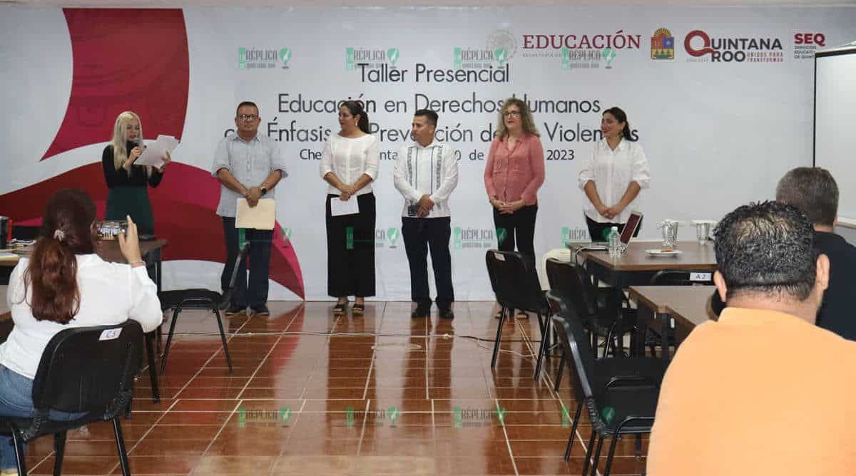 Concluye CDHEQROO el taller Educación en derechos humanos con énfasis en prevención de las violencias