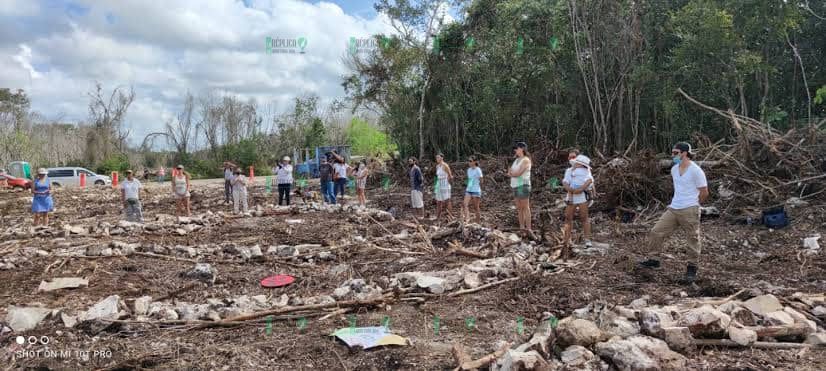 Bloquean ejidatarios de X-Maben banco de materiales