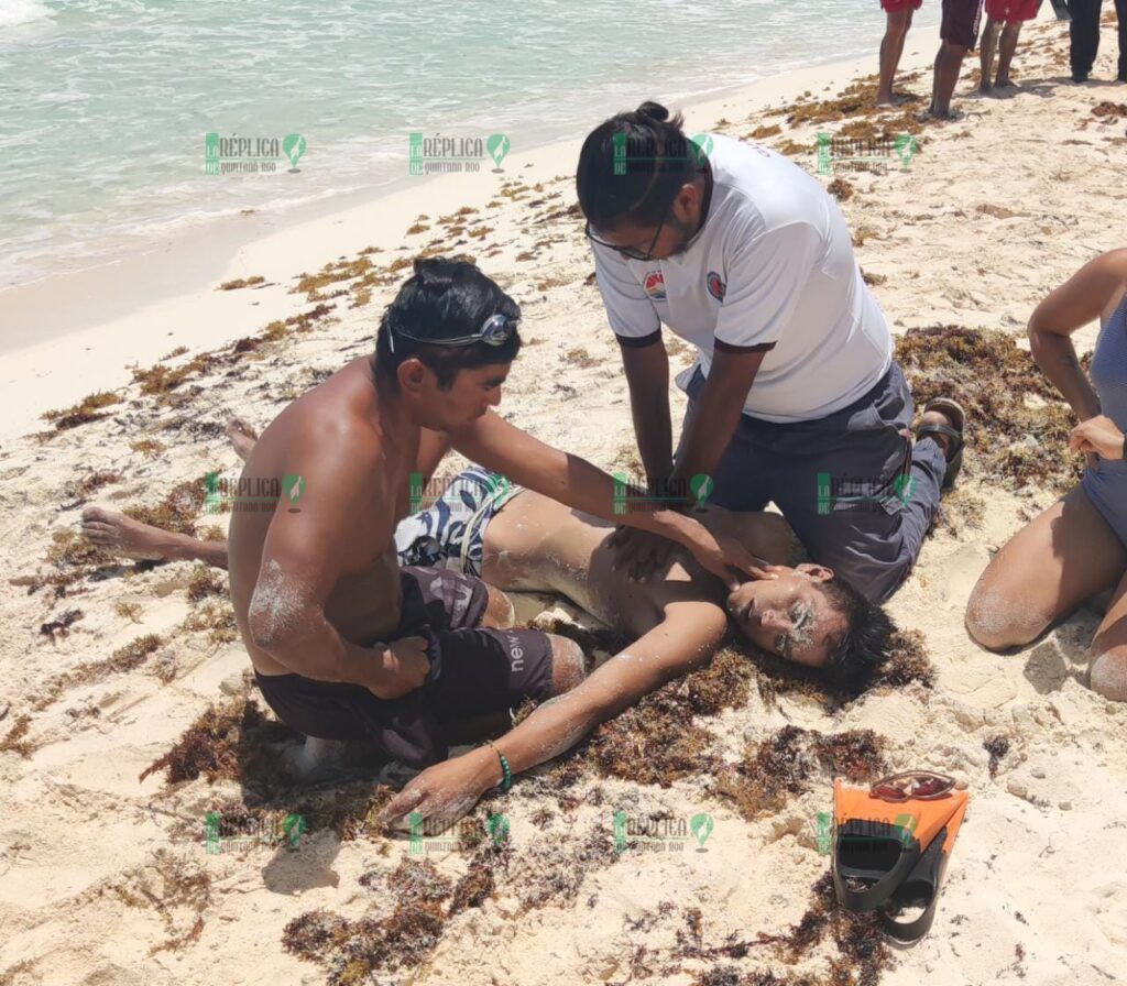 Muere hombre ahogado en playa Marlín de Cancún