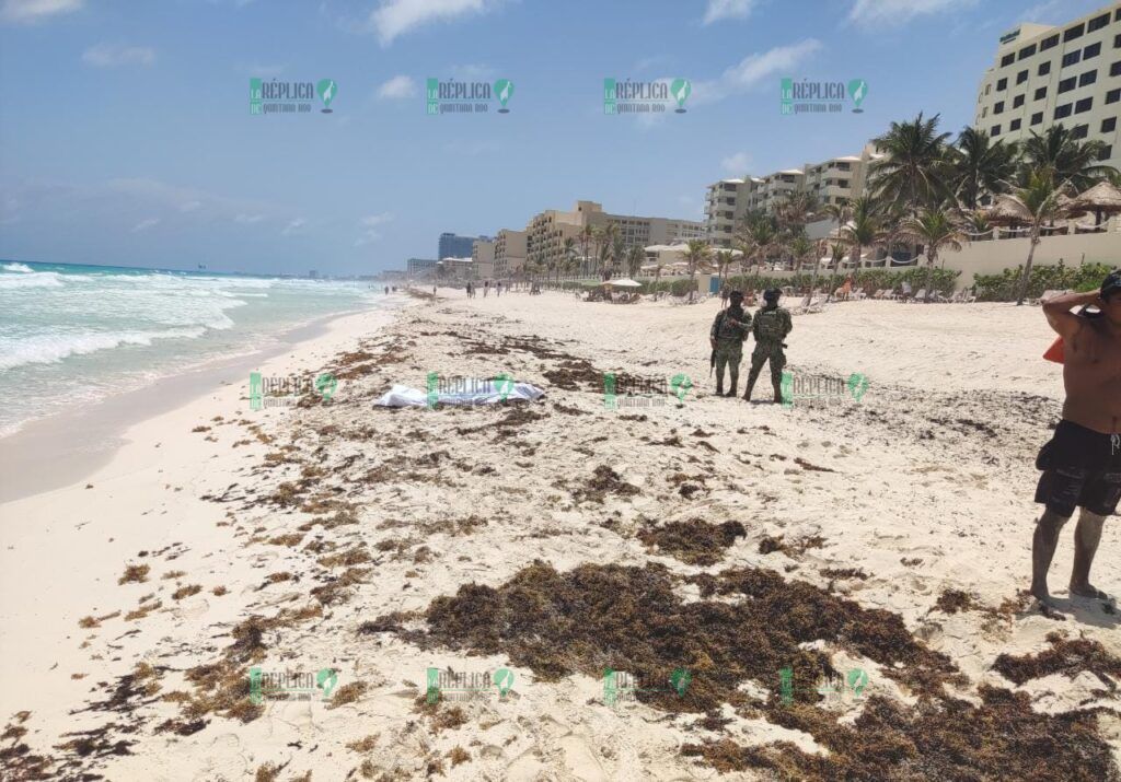 Muere hombre ahogado en playa Marlín de Cancún