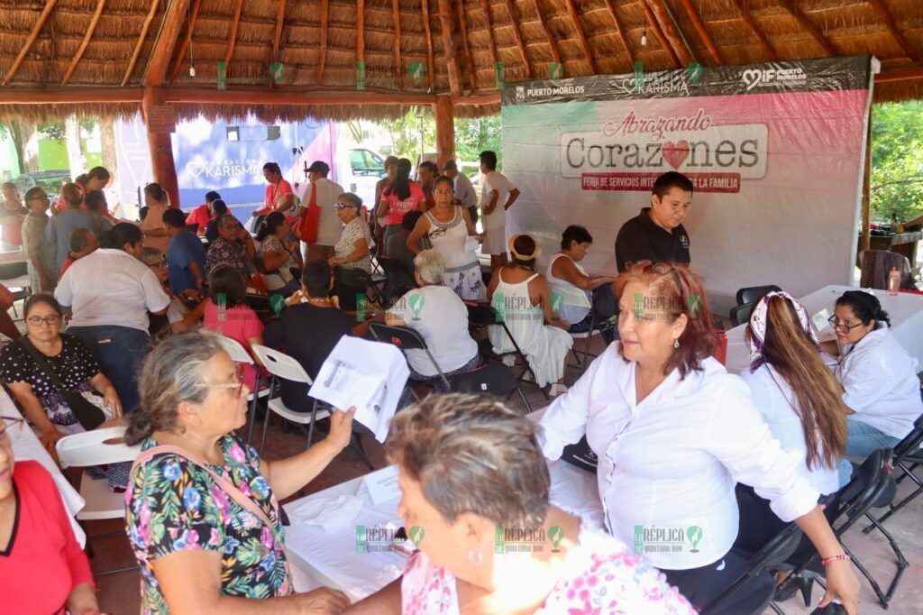 Ofrece DIF Puerto Morelos atención a la salud en la jornada Abrazando Corazones