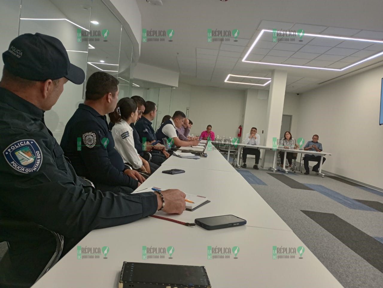 Seguridad pública de Puerto Morelos y el C5 coordinan estrategias en materia de prevención del delito
