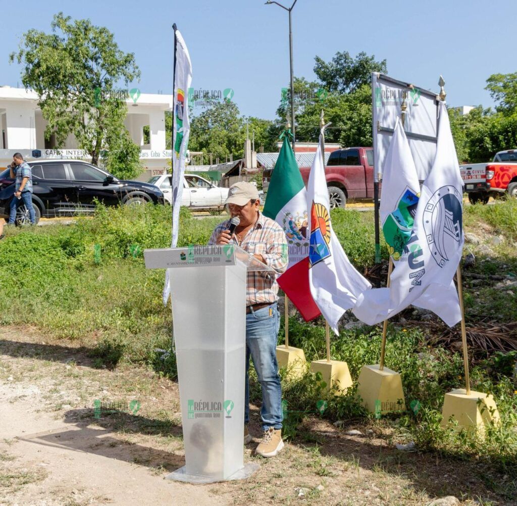 Diego Castañón pone en marcha electrificación y alumbrado de COBÁ