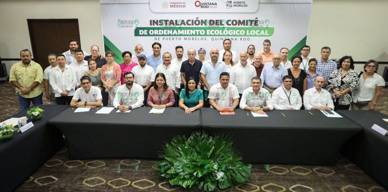 Instalan el Comité de Ordenamiento Ecológico Local de Puerto Morelos
