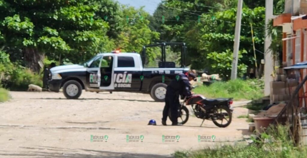 Atacan a balazos a un motociclista en la colonia Emiliano Zapata II de Felipe Carrillo Puerto