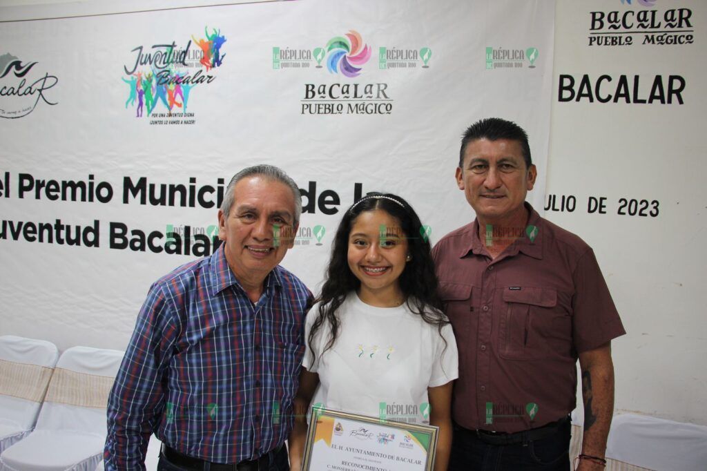 Con el premio Municipal de la Juventud 2023 se reconoce el talento de las juventudes bacalarenses