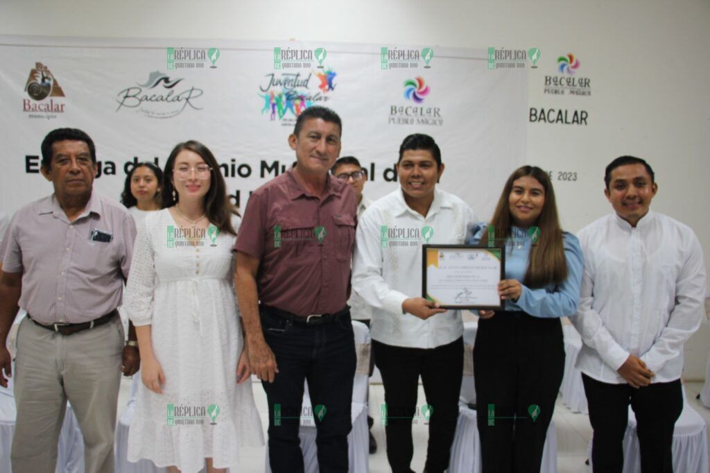 Con el premio Municipal de la Juventud 2023 se reconoce el talento de las juventudes bacalarenses