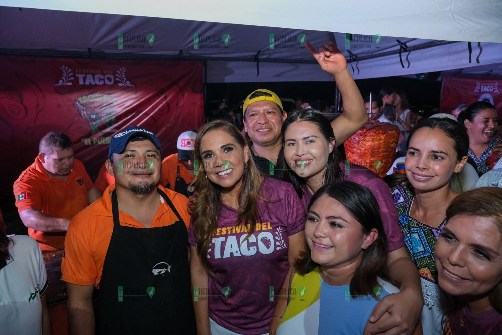 Disfrutan benitojuarenses de más de 60 mil tacos en Festival realizado en Tajamar