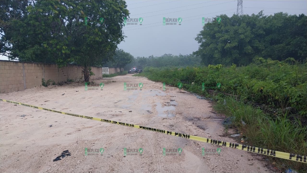 Hallan un cuerpo ejecutado en la colonia Tres Reyes de Cancún