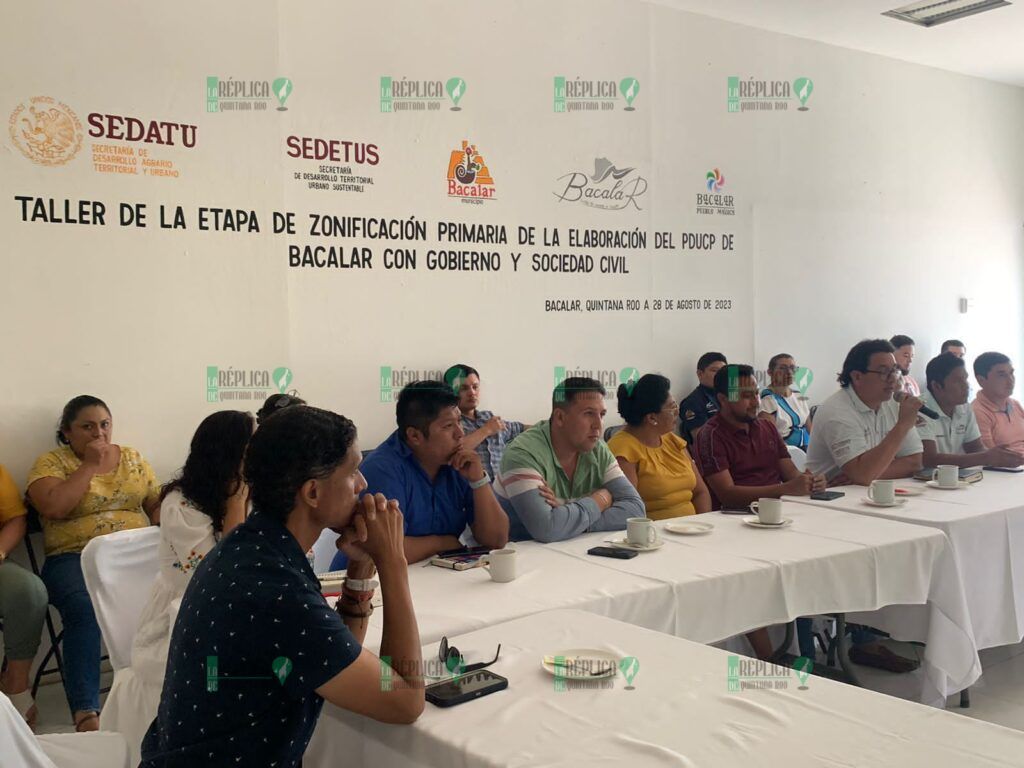 Presentan avances del Programa de Desarrollo Urbano del Centro de Población de Bacalar