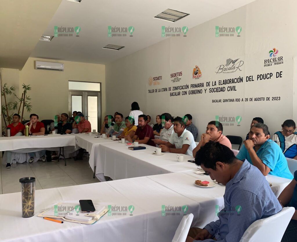 Presentan avances del Programa de Desarrollo Urbano del Centro de Población de Bacalar