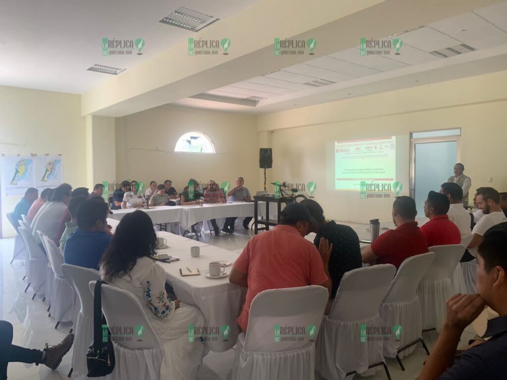 Presentan avances del Programa de Desarrollo Urbano del Centro de Población de Bacalar