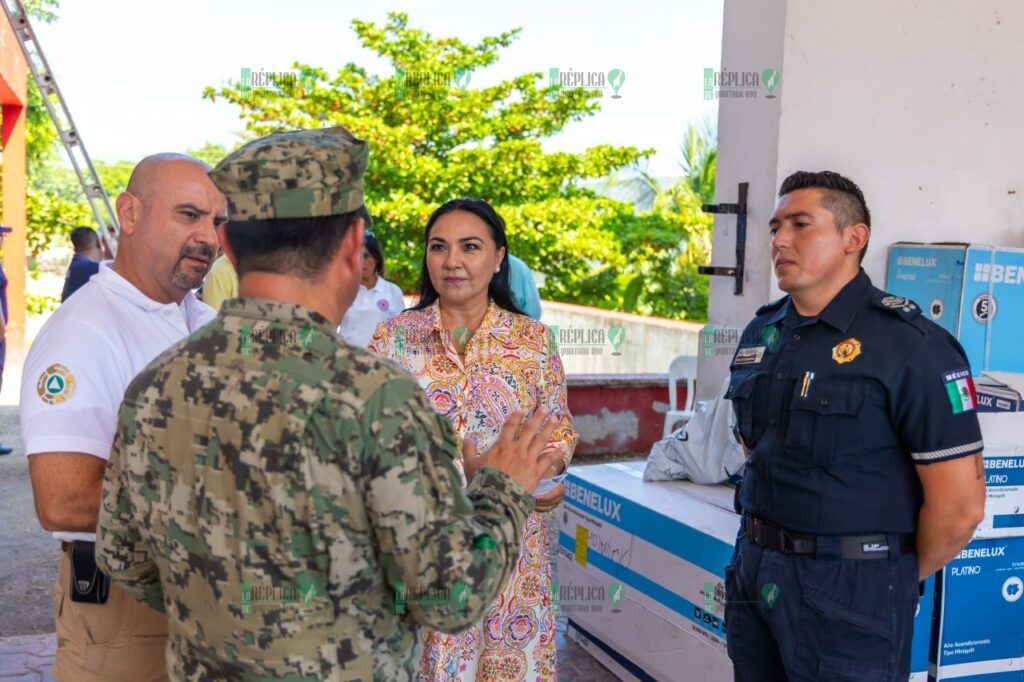 Recibe Solidaridad equipo de donación de la Marina de los EE.UU