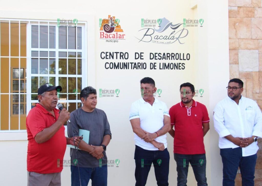 “Chepe” Contreras inaugura el Centro de Desarrollo Comunitario de la comunidad de Limones