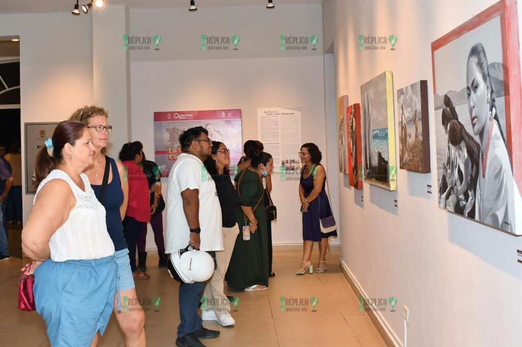 La Fundación de Parques y Museos de Cozumel inauguró la exposición pictórica “La Luz en el Cine de Oro Mexicano”