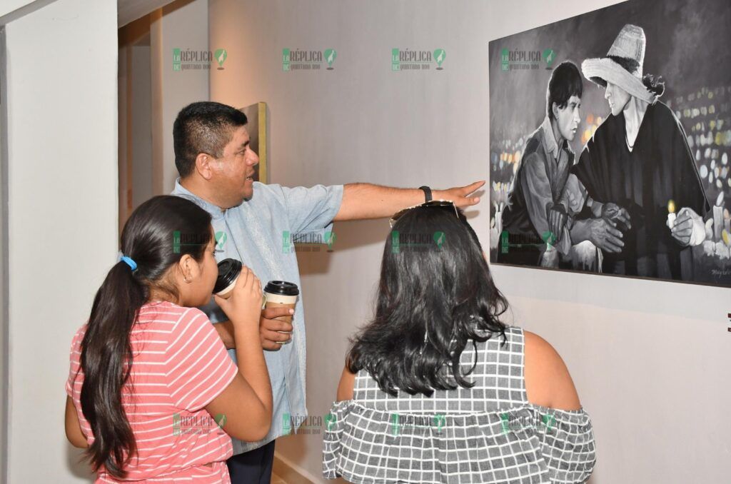 La Fundación de Parques y Museos de Cozumel inauguró la exposición pictórica “La Luz en el Cine de Oro Mexicano”