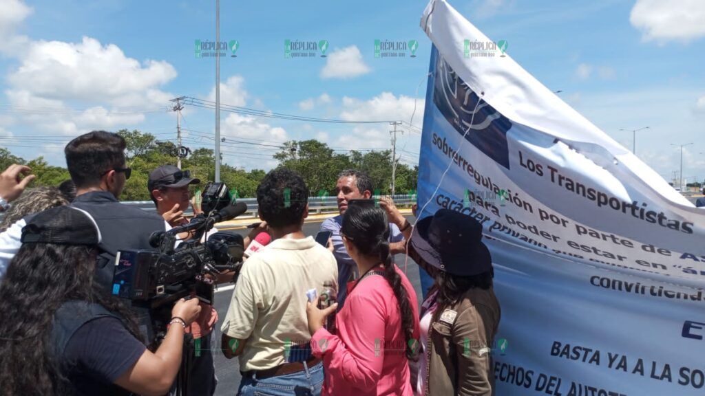 Presentan transportistas quejas ante CNDH contra Imoveqroo y Tránsito de Cancún