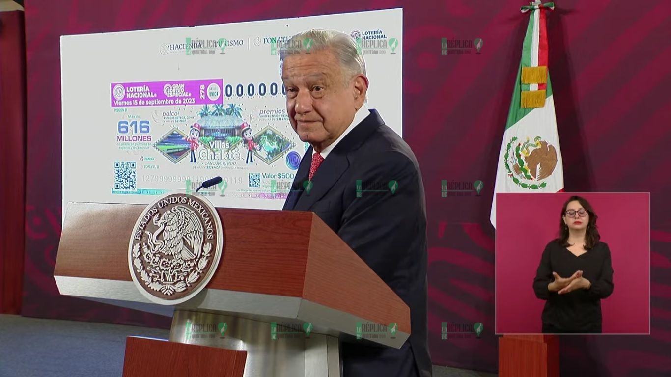 Rifa Lotería Nacional casa en Cancún, lo recaudado es para Hospital en FCP