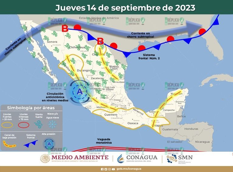 Calor con algunos chubascos para Quintana Roo