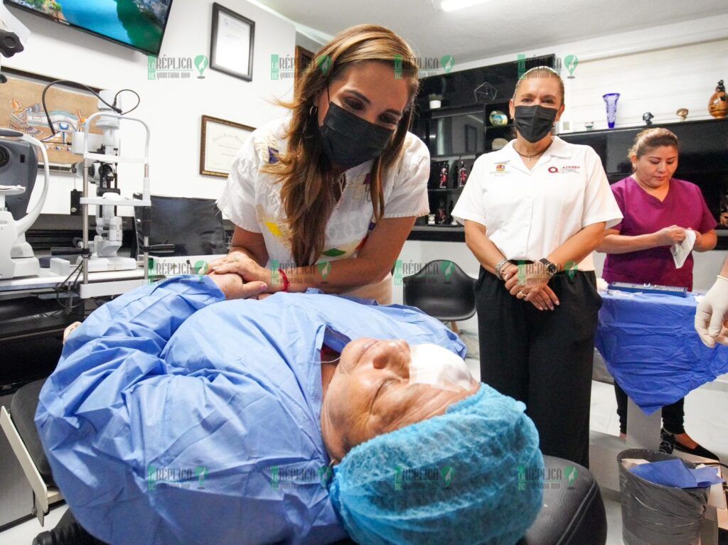 Con cirugías de la vista, Mara Lezama apoya a mujeres y hombres a recuperar su calidad de vida