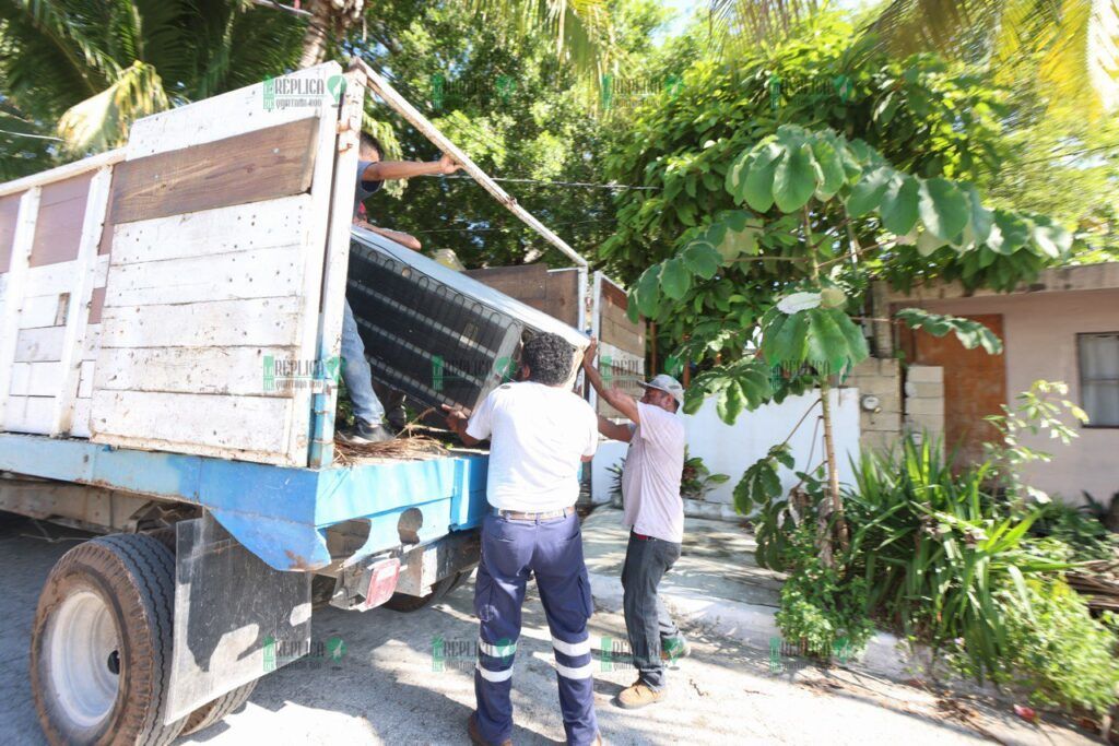 Encabeza Blanca Merari jornada de limpieza integral en la colonia pescadores