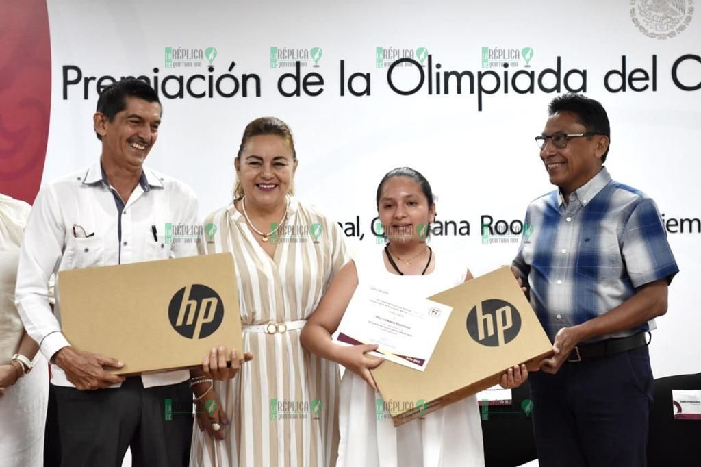 Premian a las y los alumnos ganadores de la Olimpiada del Conocimiento Infantil 2023